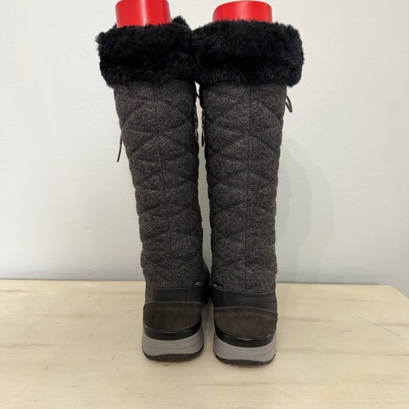 Salomon Grey Quilted Hike High Winter Boots Size 7.5 - Picture 8 of 11